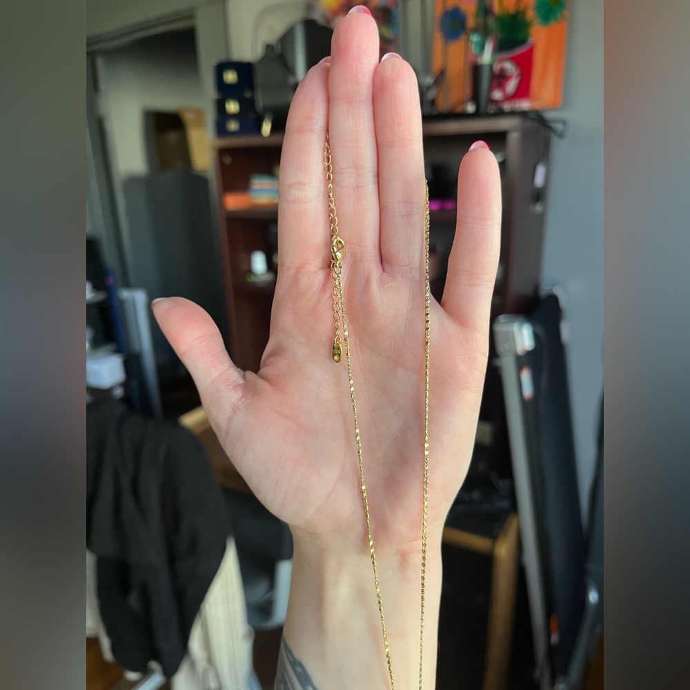 14k Gold Dipped Heart Letter “K” Pendant Necklace by A New Day - Picture 6 of 10